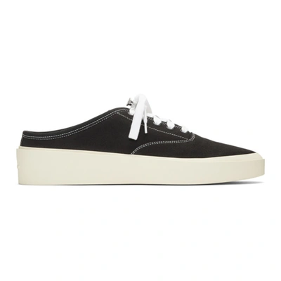 Fear Of God 101 Backless Canvas Trainers In Black