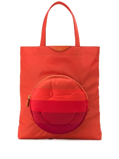 Anya Hindmarch 'chubby Wink' Shopper - Orange