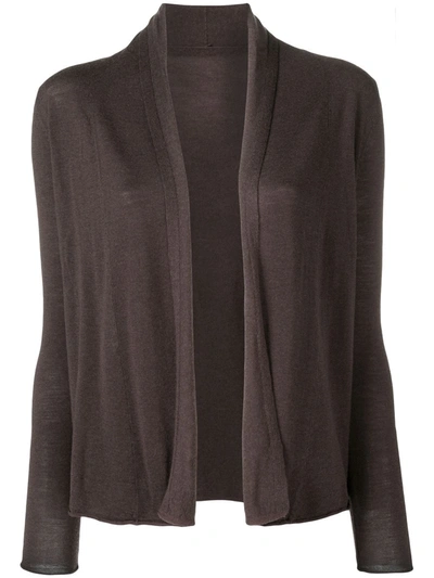 Sottomettimi Open Front Cardigan In Choco