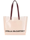 Stella Mccartney Pvc Logo Tote In Pink