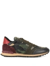 Valentino Garavani Valentino  Camouflage Rockrunner Sneakers - Green