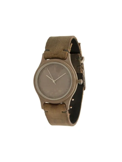 Taichi Murakami Vintage-effect Watch In Brown