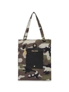 Miu Miu Handtasche Mit Camouflagemuster In Green