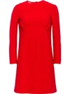 Miu Miu Kleid Aus Cady In Red