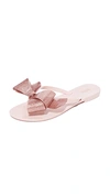 Melissa Harmonic Bow Iii Flip Flops In Light Pink