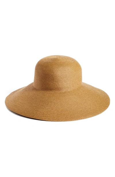 Eric Javits Bella Squishee Sun Hat - Beige In Natural Gold