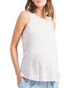Ingrid & Isabel Maternity Active Cross-back Tank In White Marble
