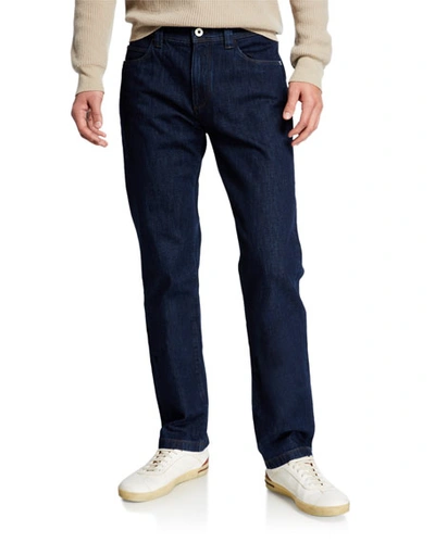 Loro Piana Men's 5-pocket Straight-leg Denim Jeans In Blue