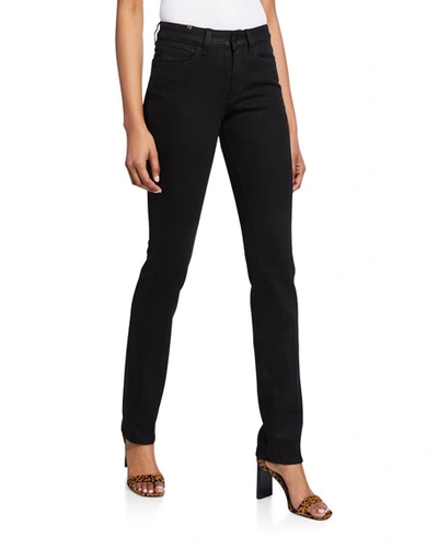 Atelier Notify Nerium High-rise Straight Jeans In Black