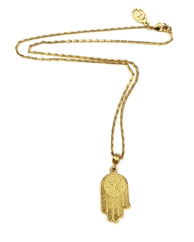 Ben-amun Hamsa Pendant Necklace In Gold