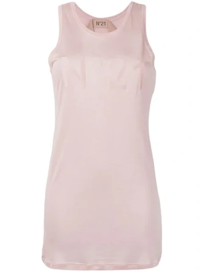 N°21 Logo Waistcoat Top In Pink