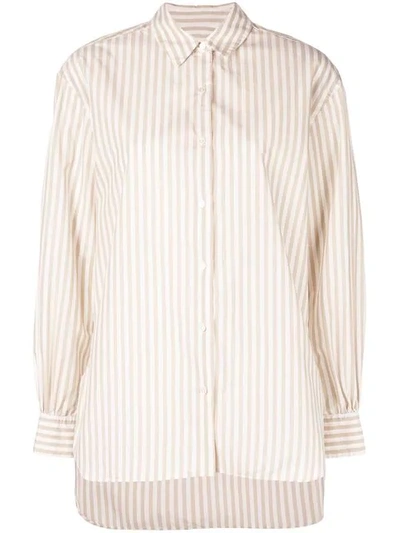 Nili Lotan Noa Shirt - Neutrals