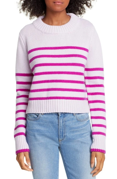 La Ligne Mini Maren Wool & Cashmere Sweater In Lilac/ Purple