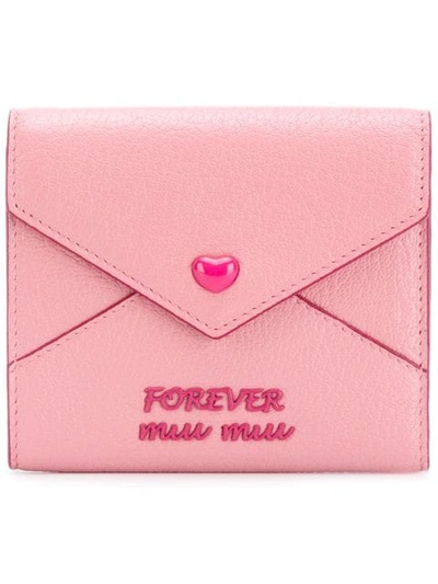 Miu Miu 'forever ' Wallet - Pink