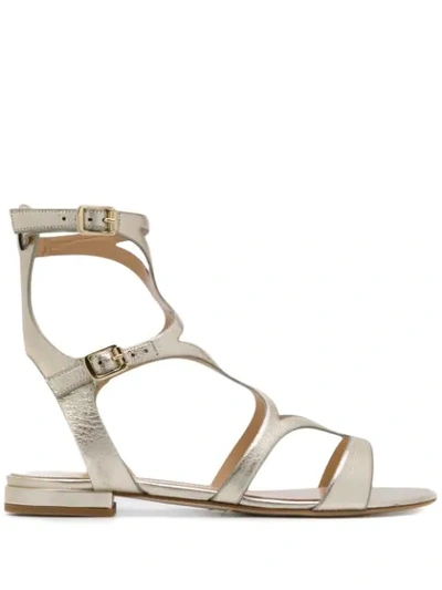 The Seller Strappy Sandals In Gold