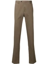 Pt01 Slim-fit Chinos In Brown