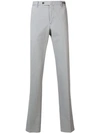 Pt01 Slim-fit Chino Trousers In Grey