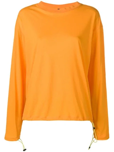 Ben Taverniti Unravel Project Unravel Project Crew Neck Sweatshirt - Orange