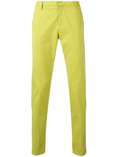 Dondup Cropped Trousers In Green