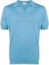 John Smedley Hatfield Polo Shirt - Blue