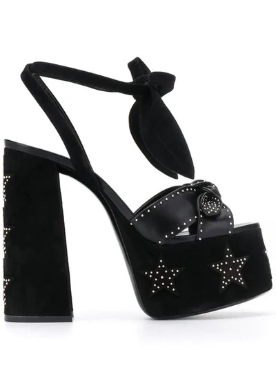 Saint Laurent Paige Sandals In Black