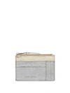 Miu Miu Two-tone Zipped Wallet - Metallic