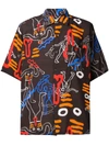 Aries Dude Bowling Shirt - Black