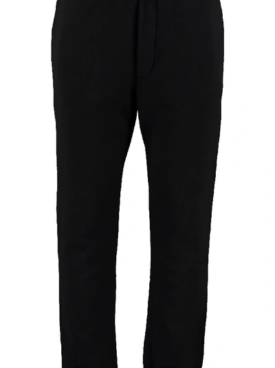 Dsquared2 Stretch Cotton Joggers Pants In Black