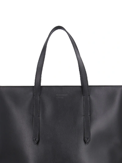 Dsquared2 Acid Pills Leather Tote In Black