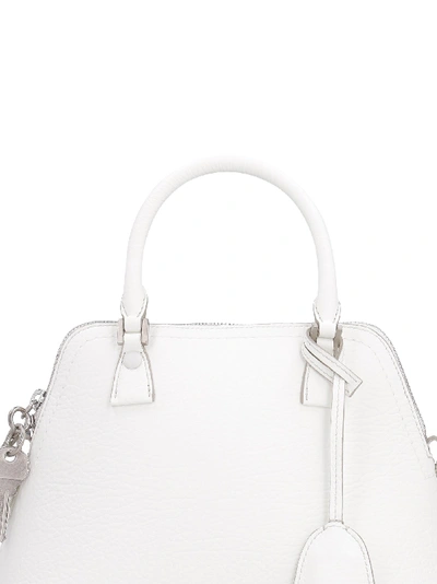 Maison Margiela 5ac Leather Handbag In White