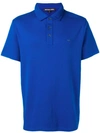 Michael Kors Men's Short Sleeve T-shirt Polo Collar In Blue