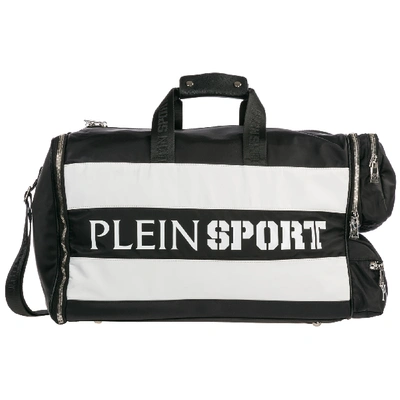 Plein Sport Men's Fitness Gym Sports Shoulder Bag In Black