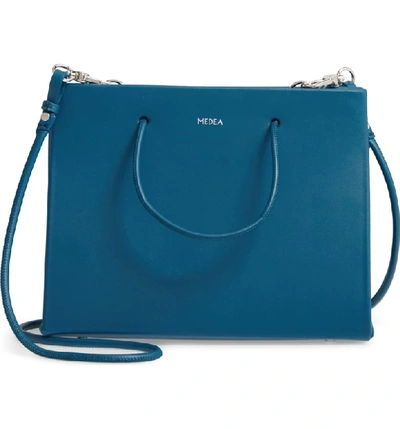 Medea Mini Prima Hanna Leather Bag - Blue In Royal Blue