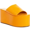 Simon Miller Blackout Platform Sandal In Golden Orange