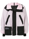 Colmar A.g.e. By Shayne Oliver Colour Block Windbreaker Jacket In Pink