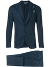 Manuel Ritz Two-piece Formal Suit - Blue