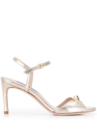 Stuart Weitzman Gloria Sandals In Gold