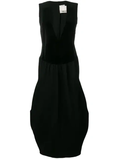 Pre-owned Comme Des Garçons 1993's Balloon Long Dress In Black