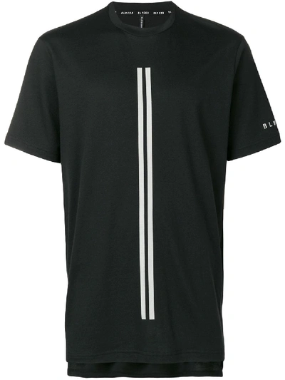 Blackbarrett Stripe Detail T-shirt In Black