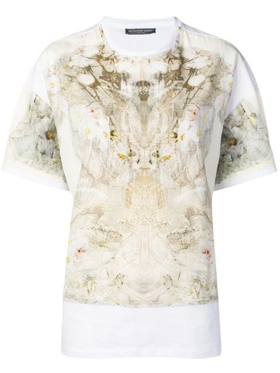 Alexander Mcqueen Ophelia Print T-shirt - White