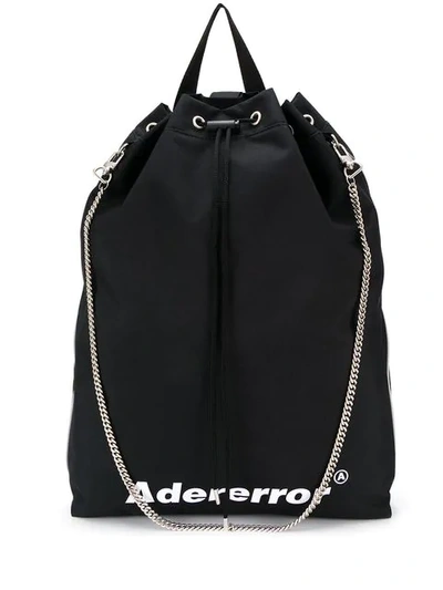 Ader Error Everyday Drawstring Backpack In Black