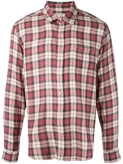 Alex Mill Spring Plaid Double Gauze Shirt In Red