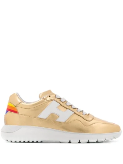 Hogan New Interactive Trainers In Gold