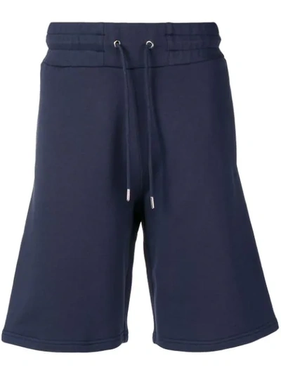 Kenzo Logo Urban Shorts In Blue