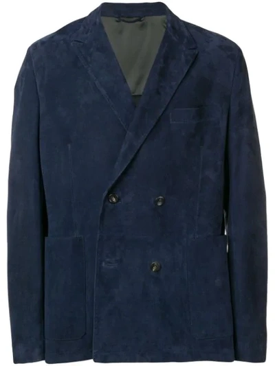Ajmone Suit Jacket In Blue