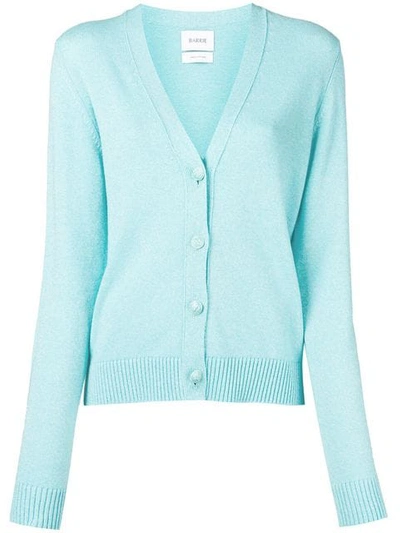 Barrie Long-sleeve Fitted Cardigan In Blue