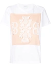 Barrie Logo Cashmere Patch T-shirt In White