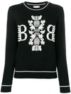 Barrie Logo Embroidered Sweater In Black