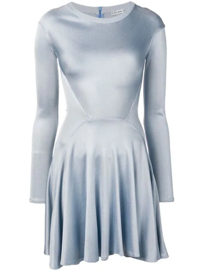 Pre-owned Alaïa Mini Dress In Blue