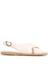 Ancient Greek Sandals Maria Sandals - White
